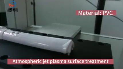 Atmospheric jet plasma surface treatment